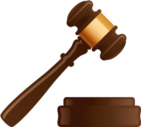 The Gallery For > Gavel Clipart Transparent - Legal Hammer Logo Png (520x520)