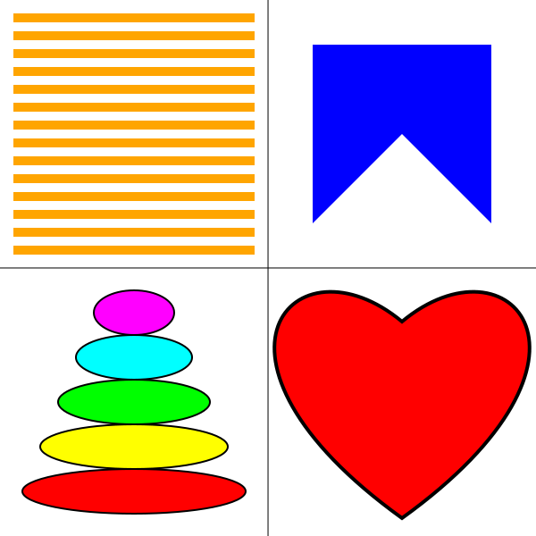 The Heart Can Be Drawn As A Path Made Up Of Two Bezier - The Heart Can Be Drawn As A Path Made Up Of Two Bezier (600x600)