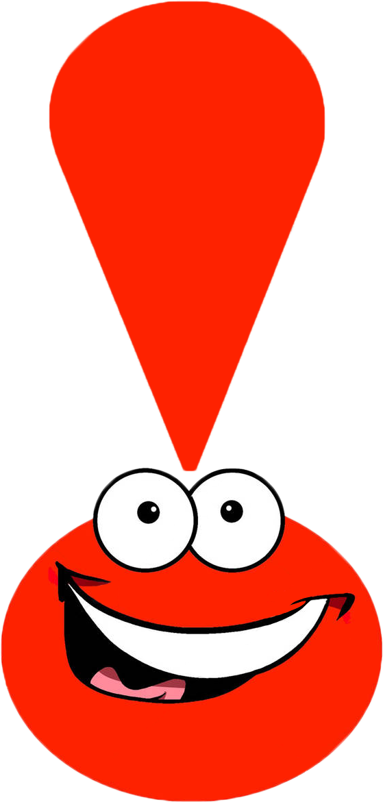 Exclamation Mark Cartoon Stock Photography - Exclamation Point Cartoon Png (1390x1390)