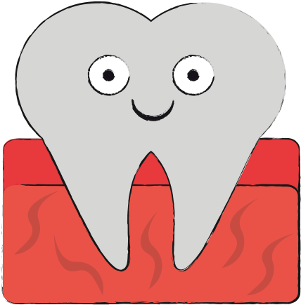Tooth Dental Symbol Cartoon Smiling - Tooth Dental Symbol Cartoon Smiling (550x550)