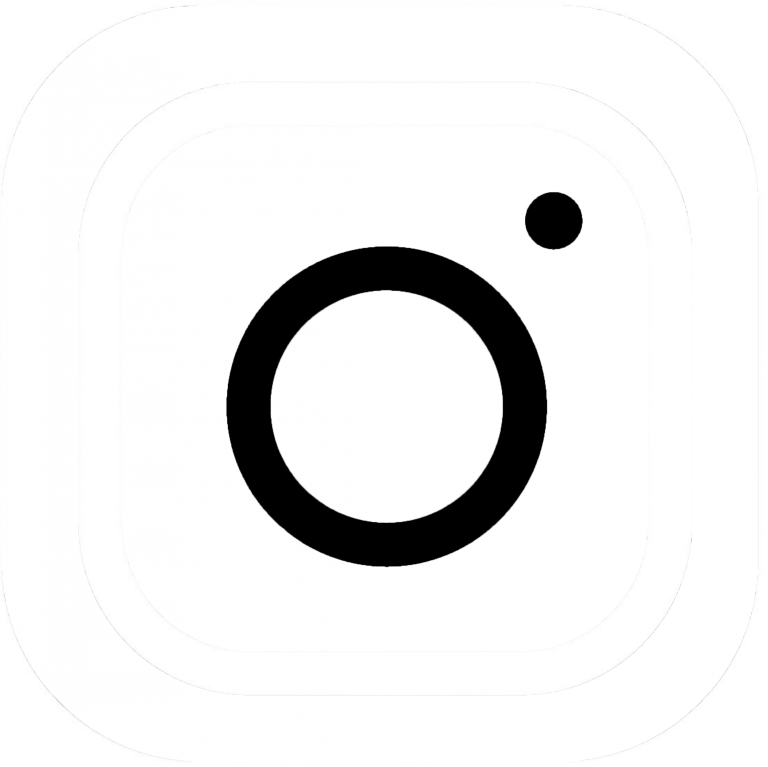 Instagram Icon Black And White - Instagram (768x767)