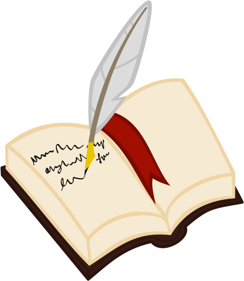 Writer's Cutie Mark By - My Little Pony Cutie Mark Book (838x953)