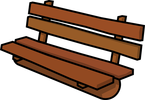 Bench Clipart Transparent - Bench Clipart (494x340)