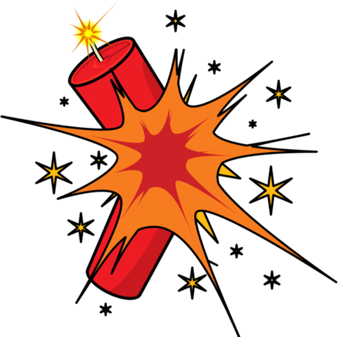 Alfred Nobel Invents Dynamite - Dynamite Clip Art (481x480)