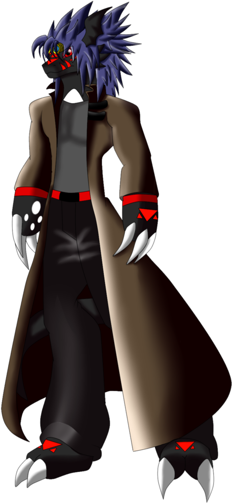 Blackguilmon El Hermano Mayor De Guilmon By Guilmonhollow - Cartoon (757x1054)