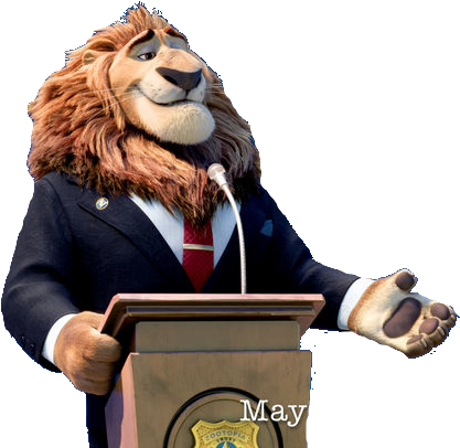 Lionheart Transparent - Mayor Lionheart (486x410)