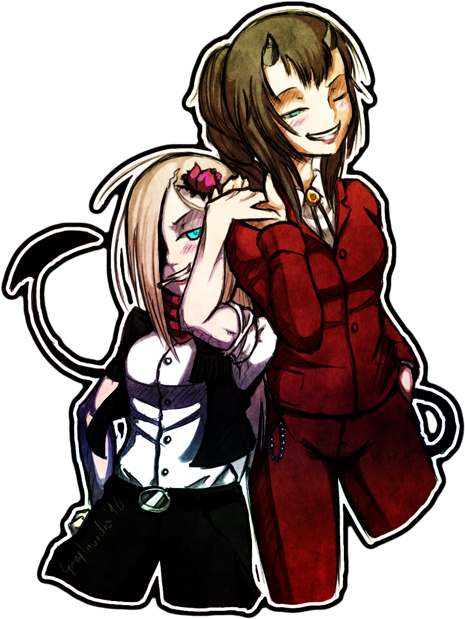 Mayor Betty And Sheriff Anna By Greyinvidia - Cartoon (986x1394)