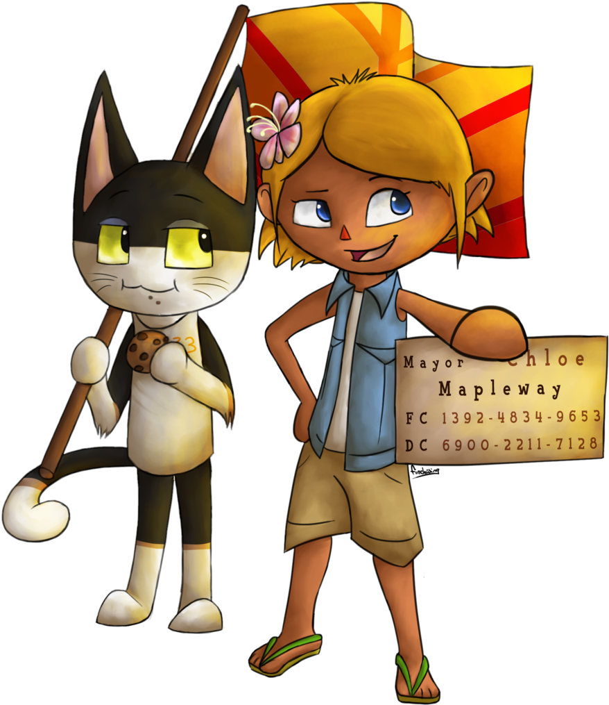 Mayor Chloe By Finchwing - Animal Crossing Ww Punchy (1024x1104)