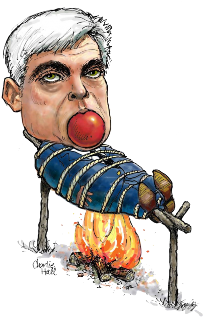 Rotary Club Of Warwick's Roast Mayor Scott Avedisian - Cartoon (437x640)