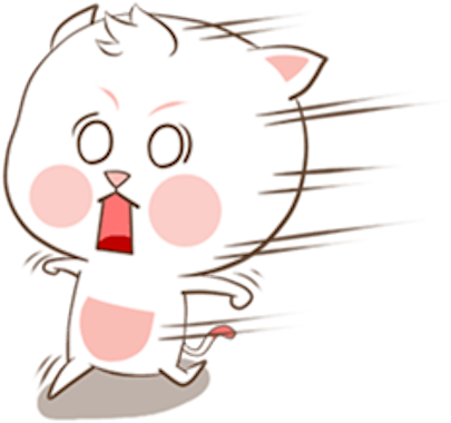 Cute Meow Sticker Messages Sticker-10 - Cartoon (450x389)