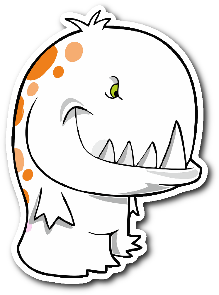 Multiple Sclerosis Monster Sticker - Illustration (1064x1064)
