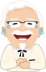 Kfc Stickers Messages Sticker-7 - Sticker (408x408)