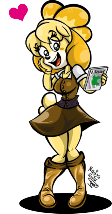 A Letter From Isabelle To Her Mayor Who Left For Pokemon - Cartoon (400x710)