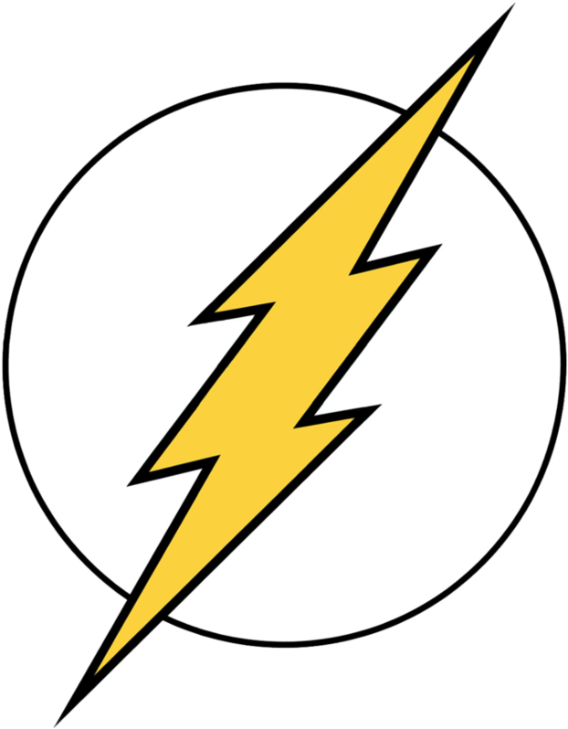 Flashlogo - Logo Flash Dc (839x953)