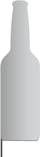 Technical Drawing Bottle Flag® Banner - Glass Bottle (800x800)