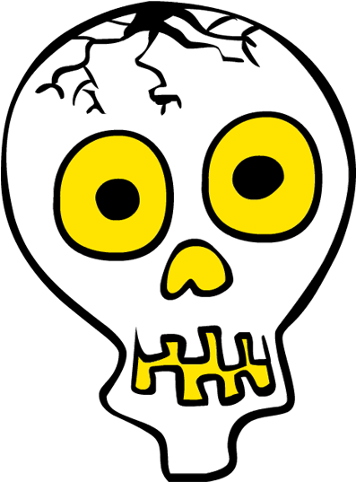Sleleton Clipart Skeleton Face - Clip Art (600x630)