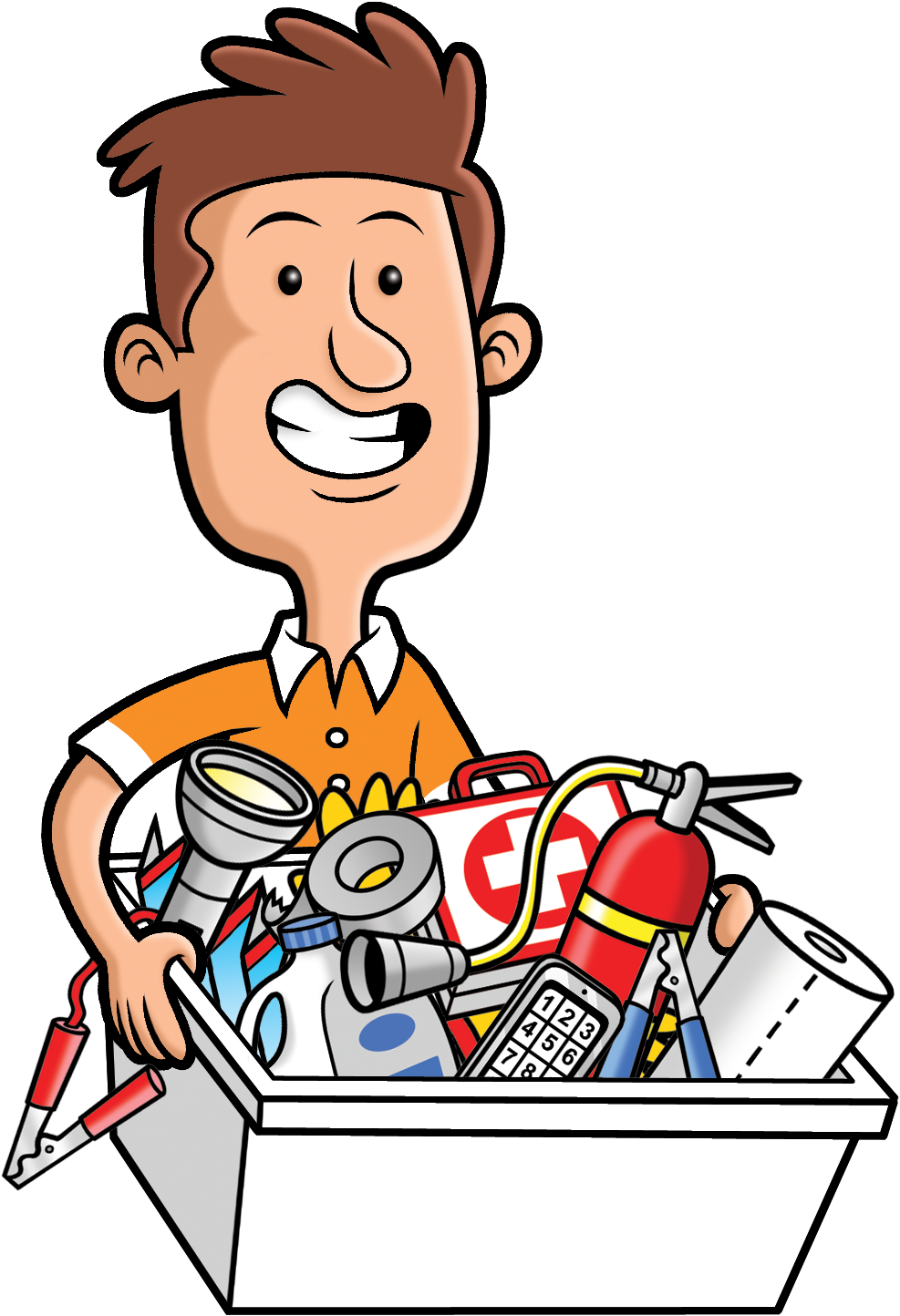 Use This Packing List Of Items Suggested By The National - Cartoon (987x1444)