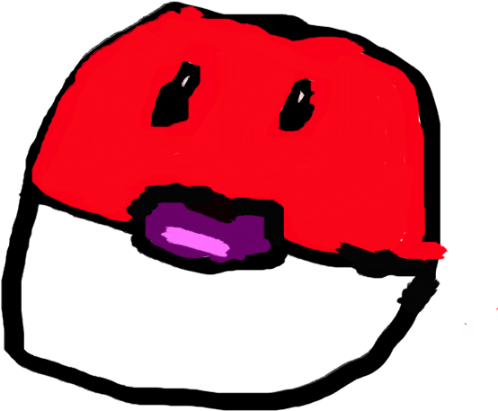 Pokeball Slime - Bicycle Helmet (640x480)
