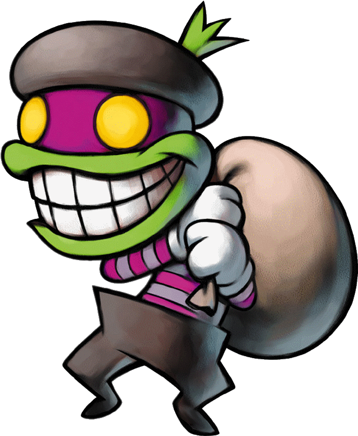 Popple - Mario E Luigi Superstar Saga Bowser Minions (706x859)