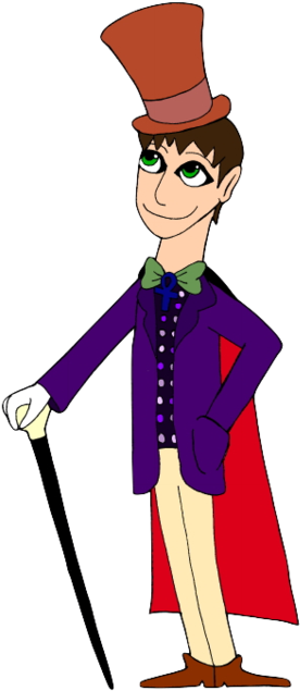 Ren As Willy Wonka By Renthegodofhumor - Cartoon (400x694)