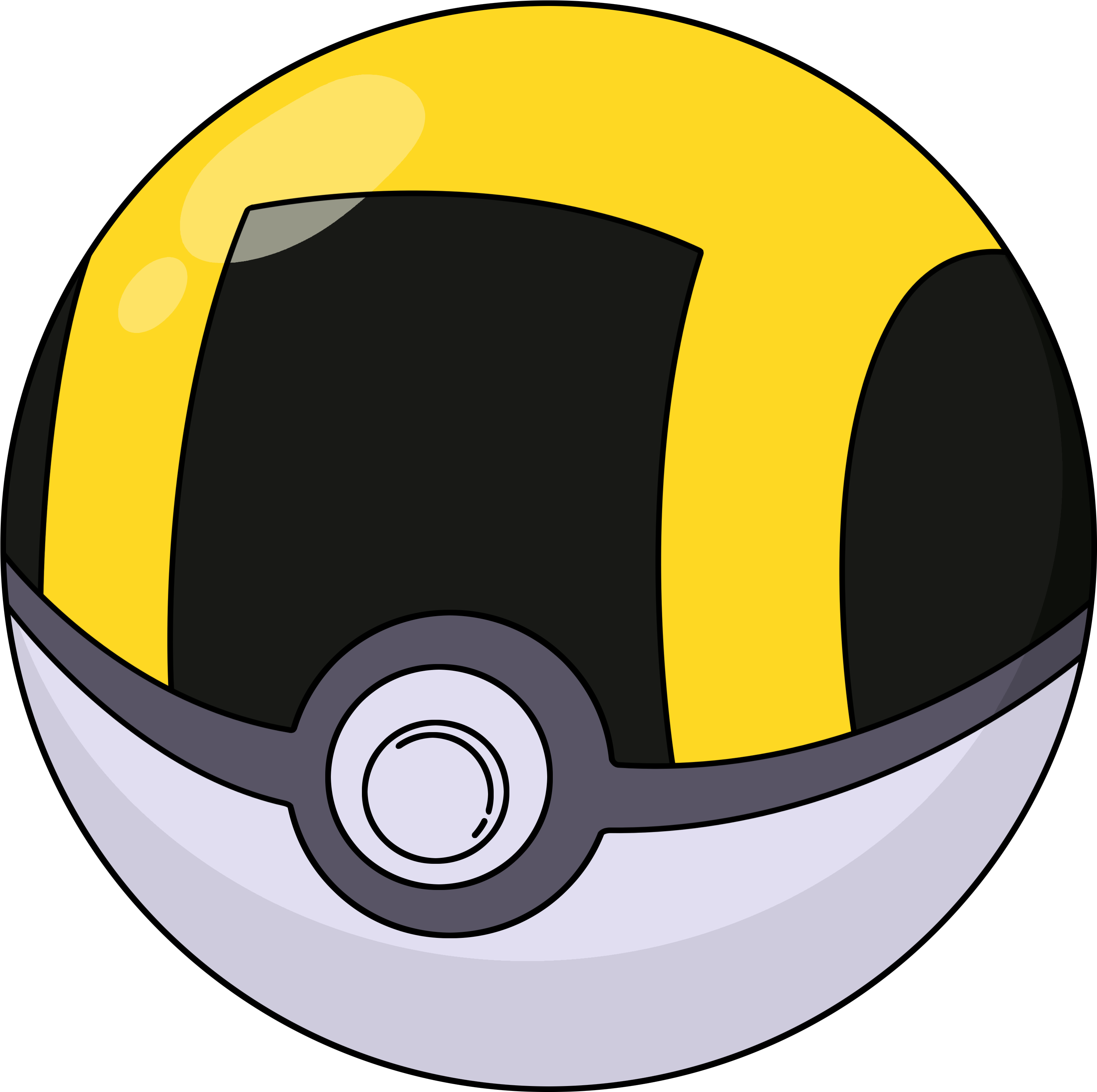 Png Download Clipart Print - Ultra Ball Pokemon Png (3000x3000)