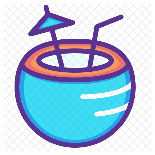 Coconut Icon - Coconut Water (512x512)
