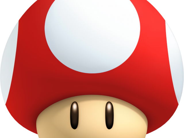 Nintendo Clipart Mario Mushroom - Clip Art (640x480)