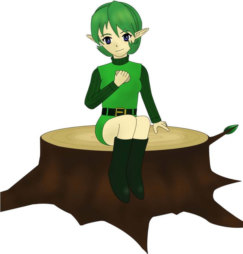 [the Legend Of Zelda] Saria By Razorblaze74 - Kaguya Ōtsutsuki (840x951)