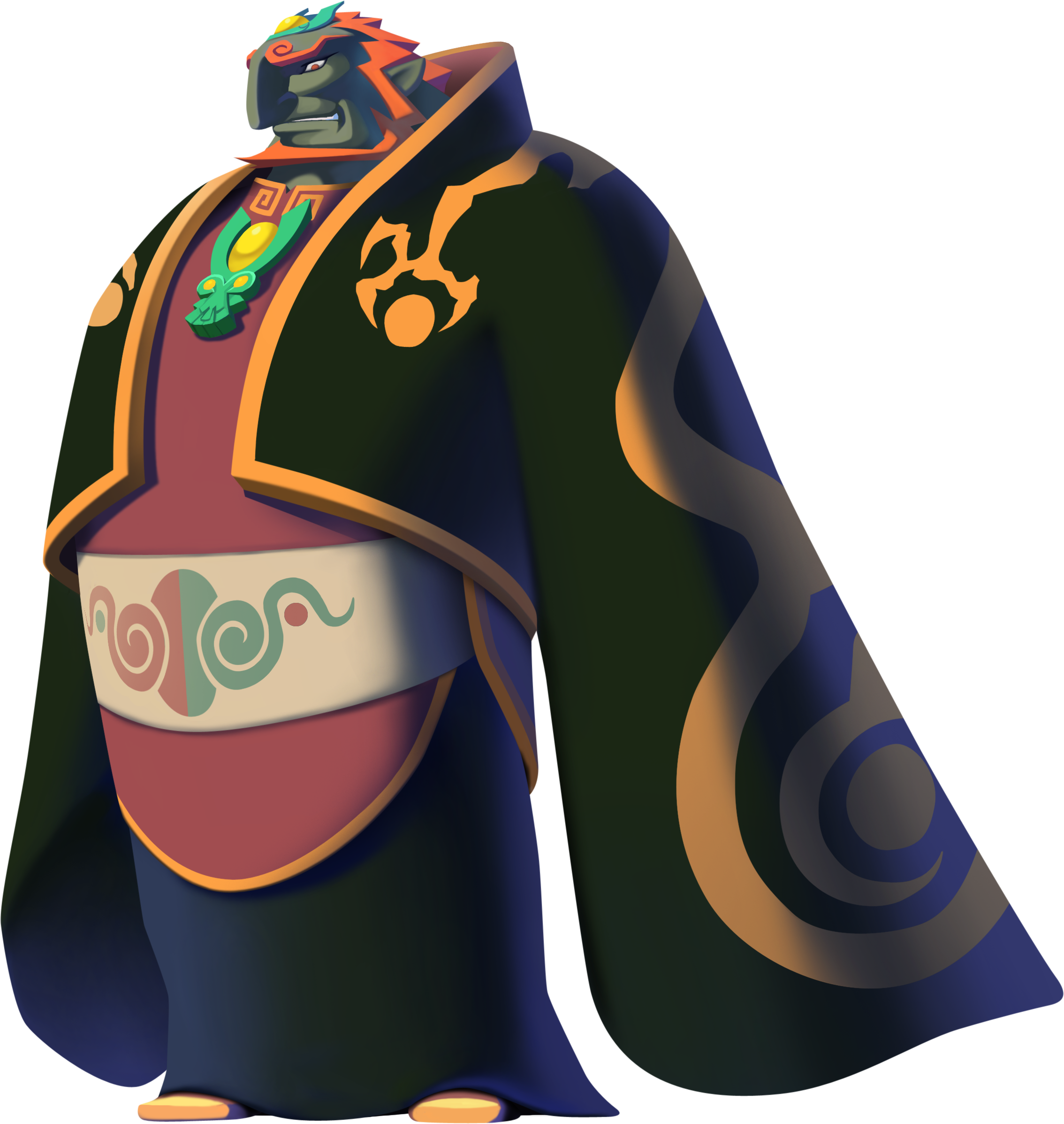 Pin By Ben Hale On Stylized Characters - Legend Of Zelda Wind Waker Ganondorf (2268x2394)