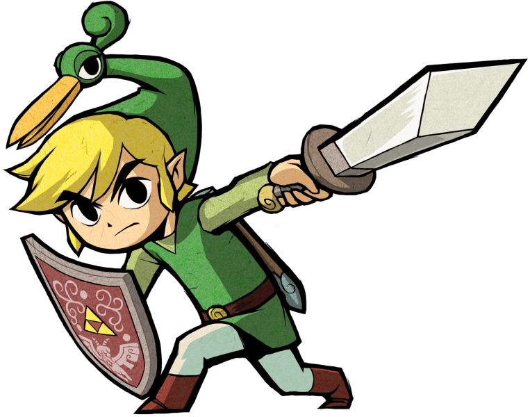 #link From The Official Artwork Set For #tloz The Minish - Legend Of Zelda The Minish Cap Link (763x600)