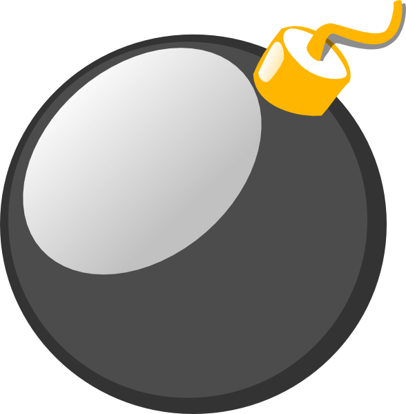 Bomb Clipart Png (588x599)