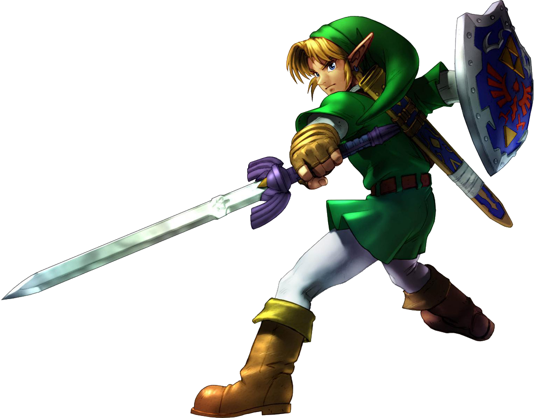 Zelda Clipart Transparent - Link Ocarina Of Time (1076x844)