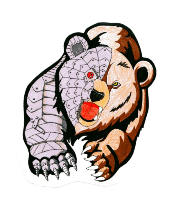 Art Work- Dakota Grate - Cartoon (606x730)