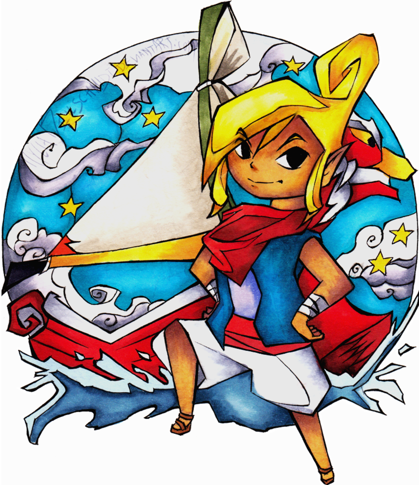 Tetra By Hyliabeilschmidt - Tetra Wind Waker Art (831x961)