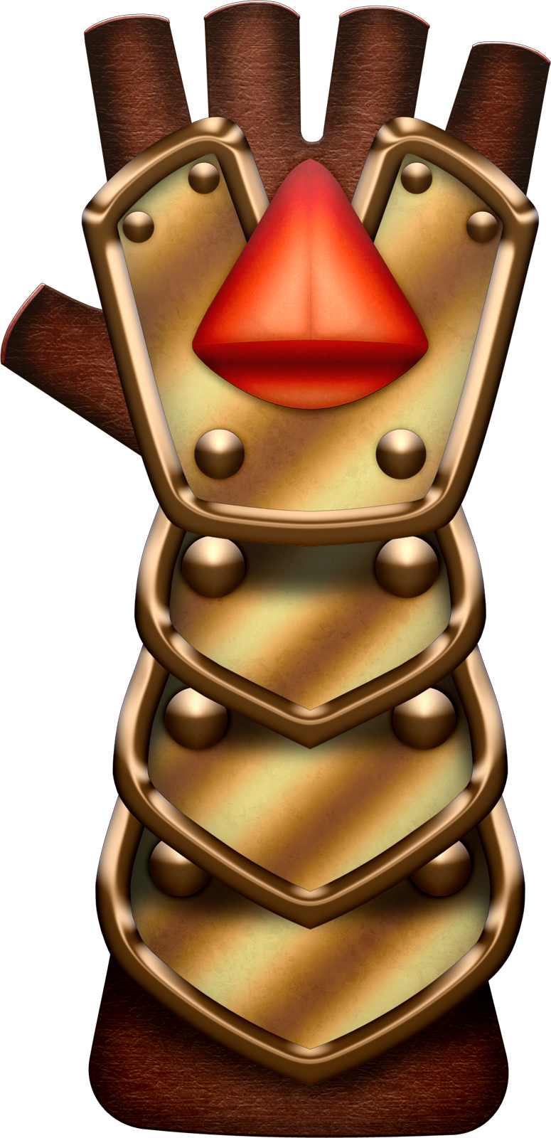 Oot Gold Gauntlet By Blueamnesiac Oot Gold Gauntlet - Silver Gauntlets Ocarina Of Time (775x1600)