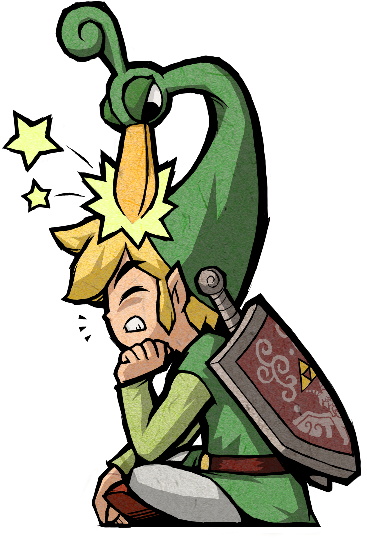 The Legend Of Zelda - Zelda The Minish Cap (1344x2000)