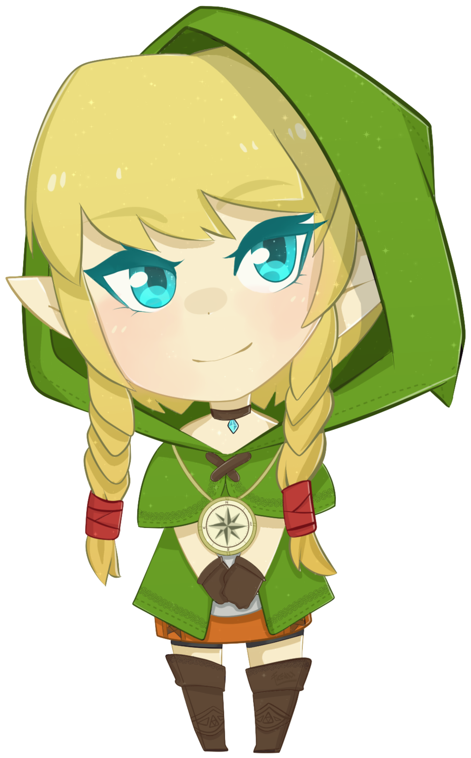 The Legend Of Zelda - Legend Of Zelda Linkle (1024x1604)