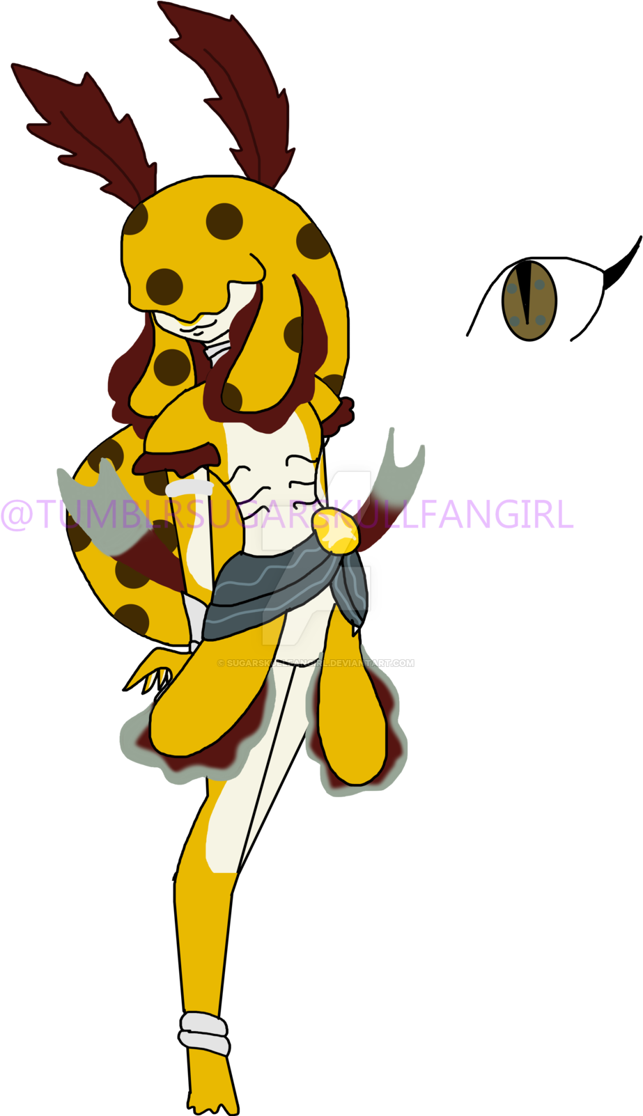 Sugarskullfangirl Legend Of Zelda Botw - Zelda Botw Oc (1024x1602)