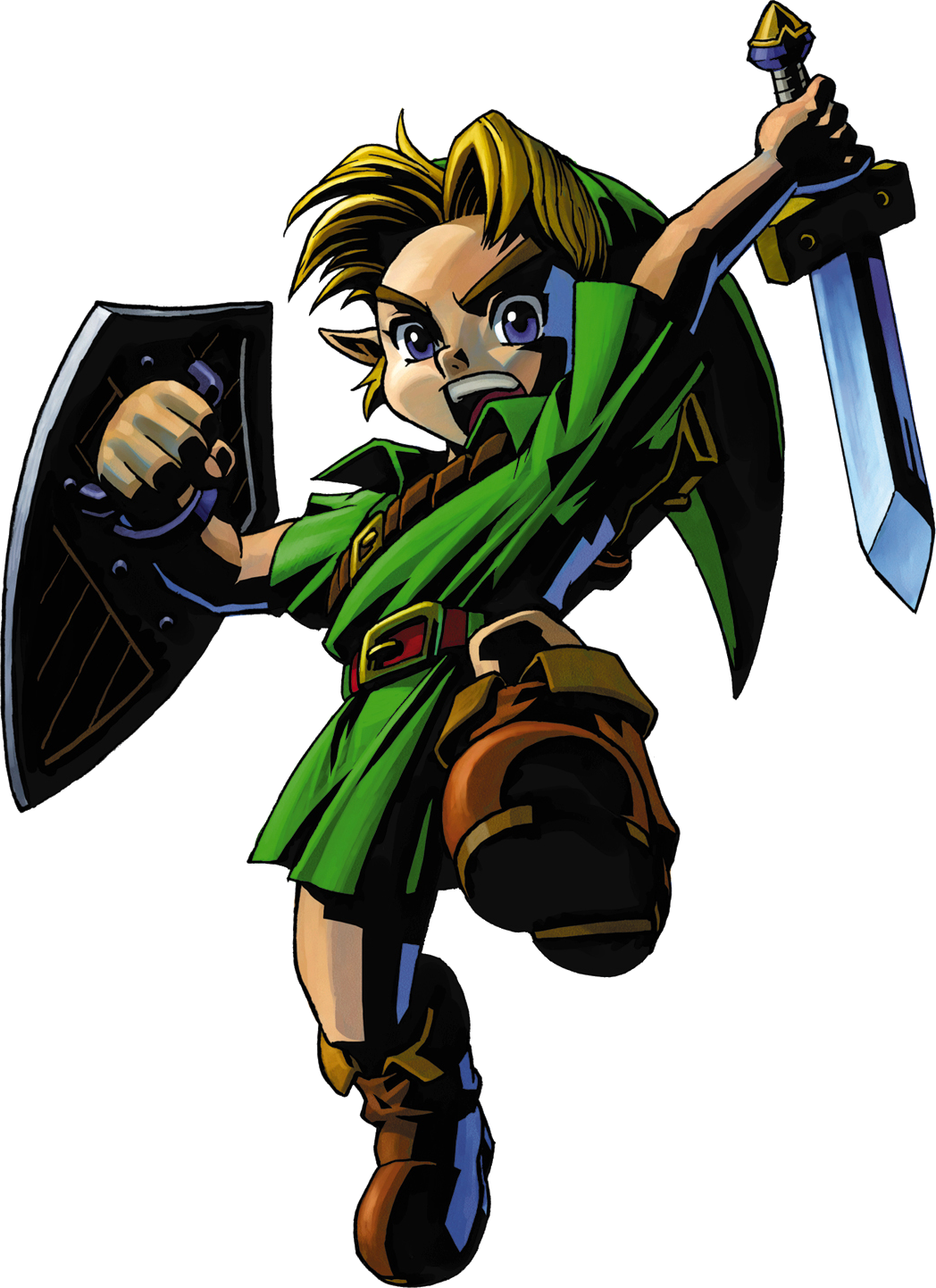 Link Artwork 2 - Legend Of Zelda Majora's Mask Link (1048x1442)