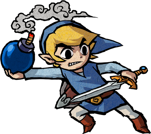 The Legend Of Zelda - Legend Of Zelda Four Swords (494x438)