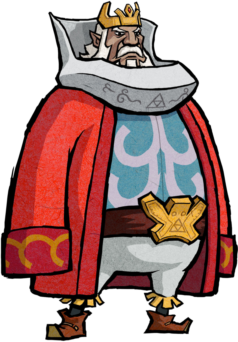 834px-daphnes Nohansen Hyrule - King Of Red Lions (834x1197)