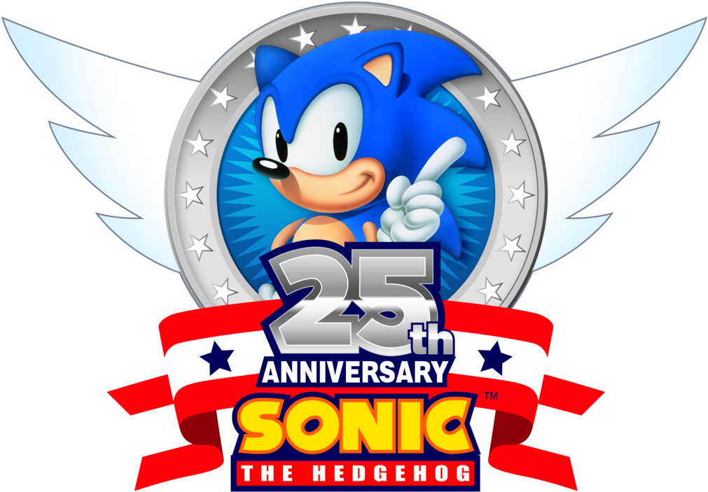 Official Sonic 25th Anniversary Logo Recreation By - Sonic The Hedgehog 25th Anniversary Selection [2cd+dvd] (1024x723)