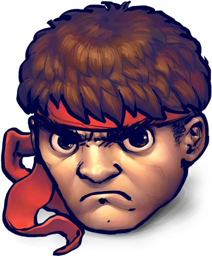Street Fighter Ryu Icon Skin For Agar - Street Fighter 2 Icon (512x512)