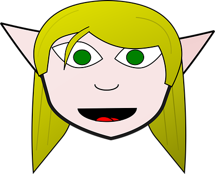 Dress-up Head, Elf, Starter - Dress-up Head, Elf, Starter (419x340)