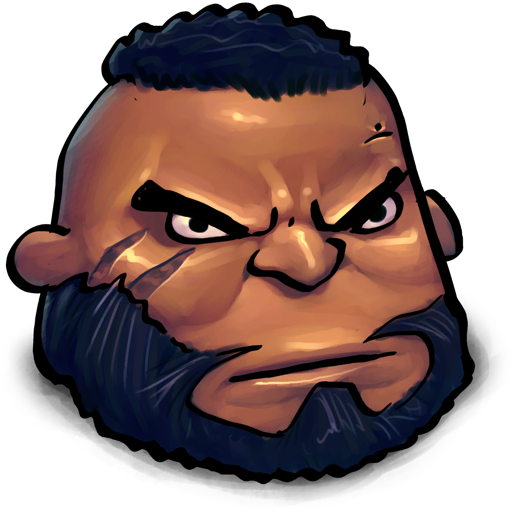 Final Fantasy Barret Wallace Icon Skin For Agar - Barret Final Fantasy Avatar (512x512)