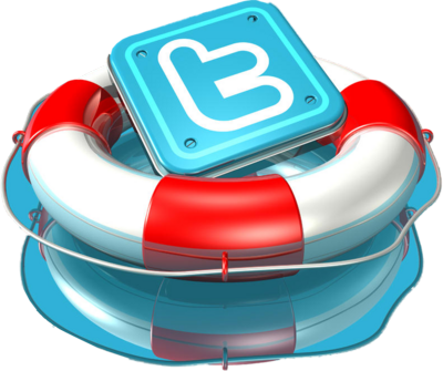 Free Official Twitter Icon 2014 - Inflatable (400x335)