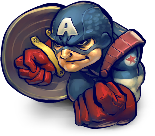 Comics Captain America Icon Skin For Agar - Logo Dream League Soccer Superhero (512x512)