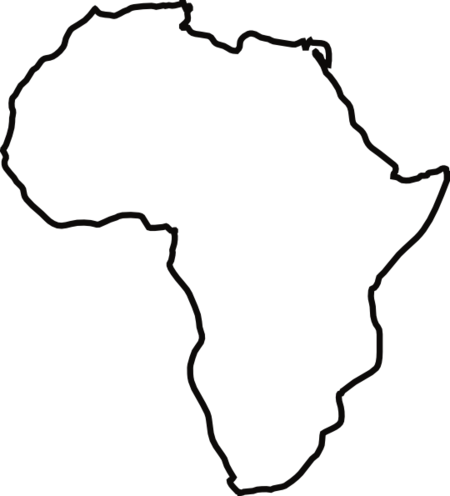 Heritage1519 - Easy Drawing Of Africa (450x496)