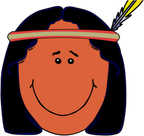Native American Clipart Face - Clip Art (640x480)