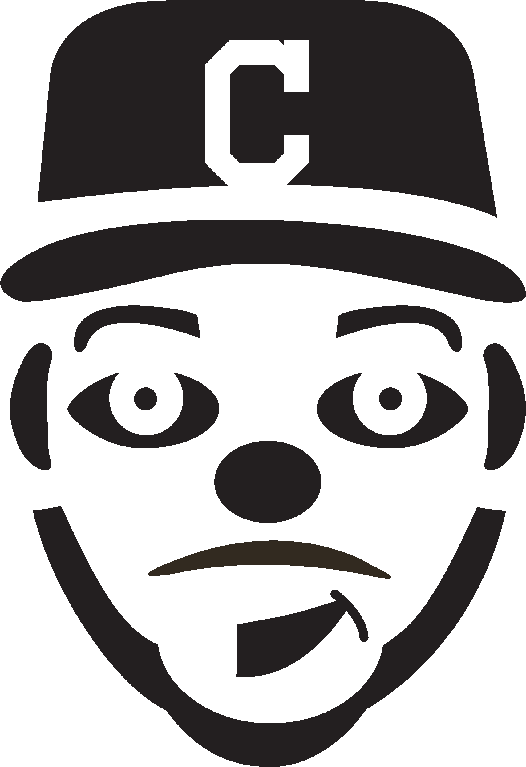 Jason Pumpkin Carving Stencils 171548 - Cleveland Indians Pumpkin Stencils (1825x2507)